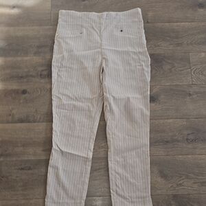 Maurices Beige Striped Trousers